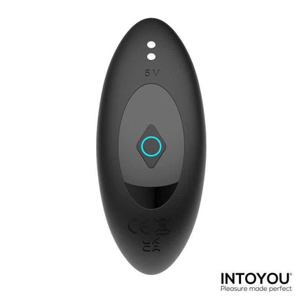 Remote control for Milton Anal Plug with Remote Control by Intouyou, featuring an ergonomic design and easy-to-use interface.