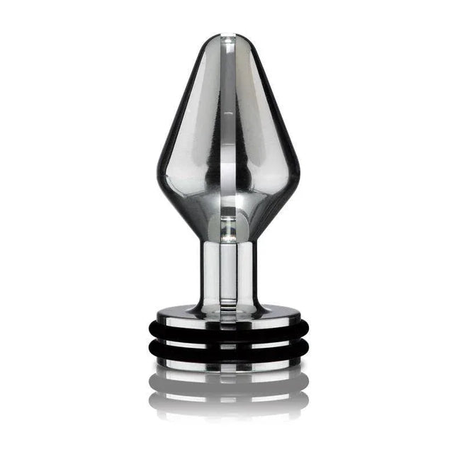 Mini Electro Butt Plug (S) in marine-grade aluminum for beginners