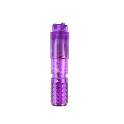 Portable Mini Massager 3 Heads Purple for customizable relief