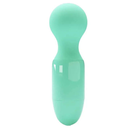 Mini Massager Little Cute Green - compact silicone wand with powerful, targeted vibrations for easy use and travel convenience.