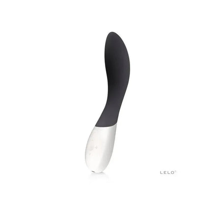 MONA WAVE Black premium silicone and ABS stimulator with G-spot targeted design for internal massage and pleasure.