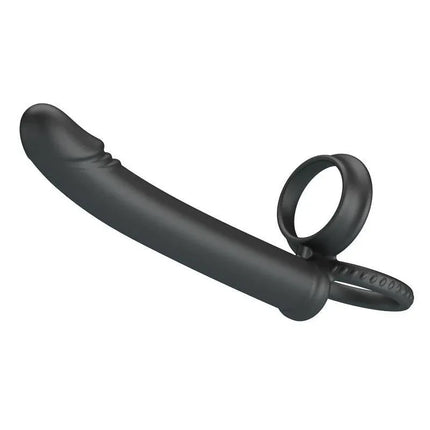 Moses Butt Plug with Cock Ring made of body-safe Elite silicone for dual-function adult pleasure.