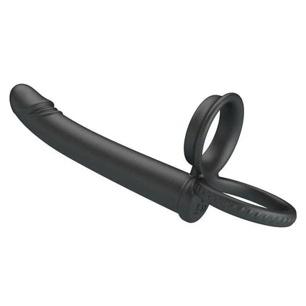 Moses Butt Plug with Cock Ring, dual-function anal toy with prostate-focused pleasure, crafted from body-safe Elite silicone.