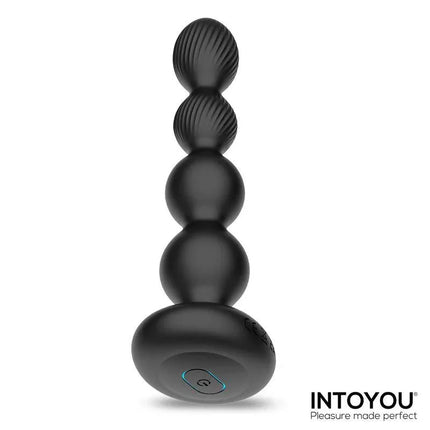 Mouve Butt Plug with Waving and Vibratiion with Remote Control 2 Motors - Premium anal plug by Intoyou with dual motors.