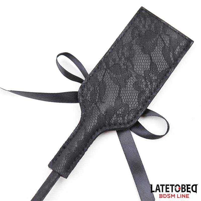 Multi Feathers Tickler and Lace Ribbon Paddle Comb - secretsextoys.store