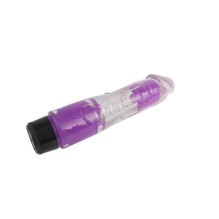 Multi-Speed Purple Vibrator 8.1 semi-transparent design with customizable vibration settings for solo or couples play.