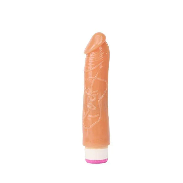 Multi-Speed Vibe 20.2 cm Flesh dildo with realistic texture and adjustable vibrations for enhanced solo or partner play.