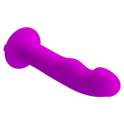Murray Vibe with Lateral Pulse silicone pleasure device in vibrant purple color, featuring a comfortable phallic head and powerful motor.