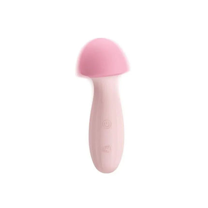 Mushroom Vibe/Massager Silicone USB in pink, body-safe silicone, 12 vibration functions, portable, USB rechargeable vibrator.