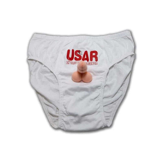 Musical Brief Use in Case of Emergency - fun and cheeky party prop with comedic design.