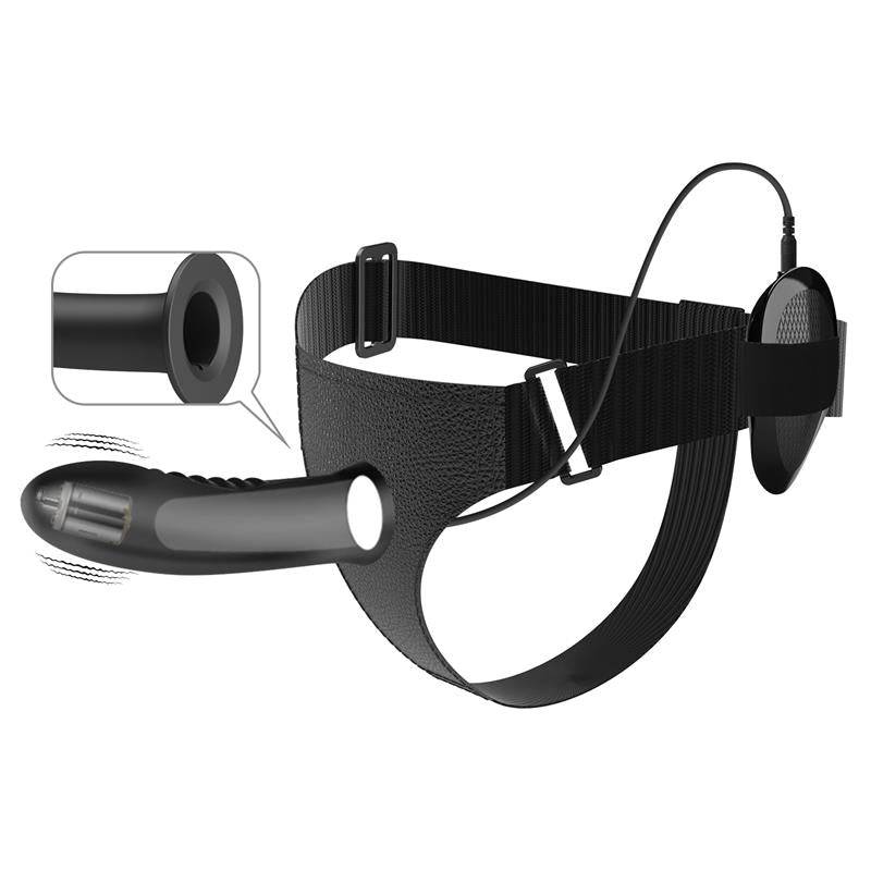 Myron Strap - On with Vibrating Dildo 7.2 - secretsextoys.store