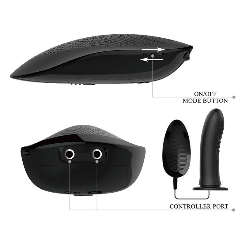 Myron Strap - On with Vibrating Dildo 7.2 - secretsextoys.store