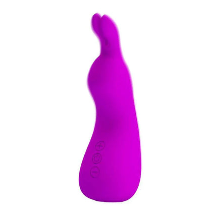 Nakki Massager Silicone USB in bunny shape, featuring a purple design with smooth silicone for pleasure and multiple vibration functions.