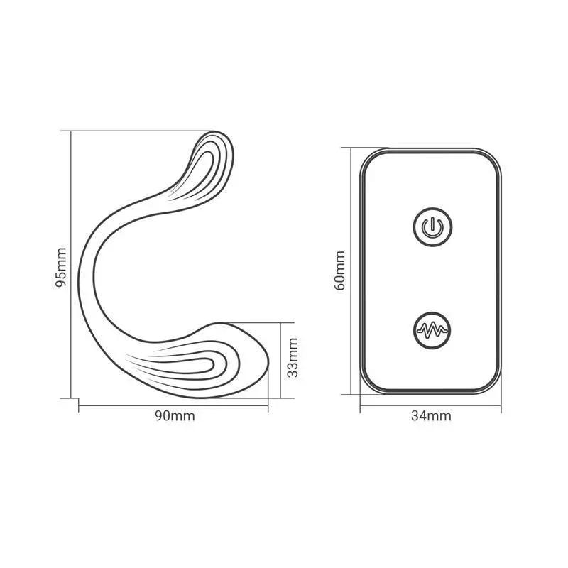 Nami Vibrating Egg Remote Control Unibody - secretsextoys.store