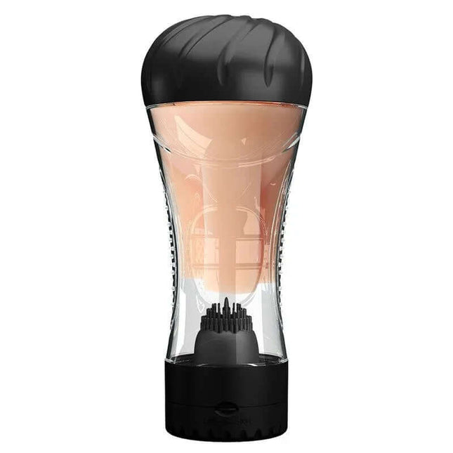 Naomi Masturbator With vibration featuring lifelike texture and powerful pulses for enhanced adult pleasure.