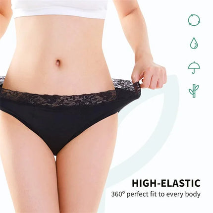 Natura Menstrual Panty Super showcasing high-elastic fit and anti-leakage technology for comfort and confidence during menstruation.