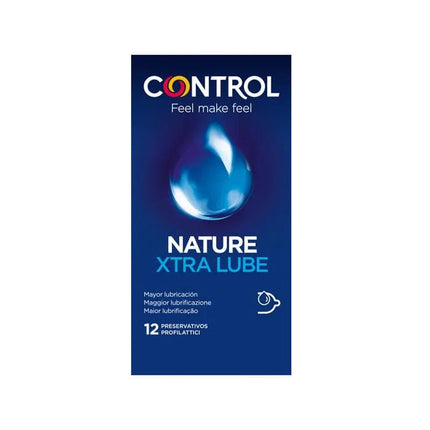 Nature Xtra Lube 12 uds Clave 6, silicone-lubricated condoms, 12-pack, ergonomic design for smoother intimacy experience.