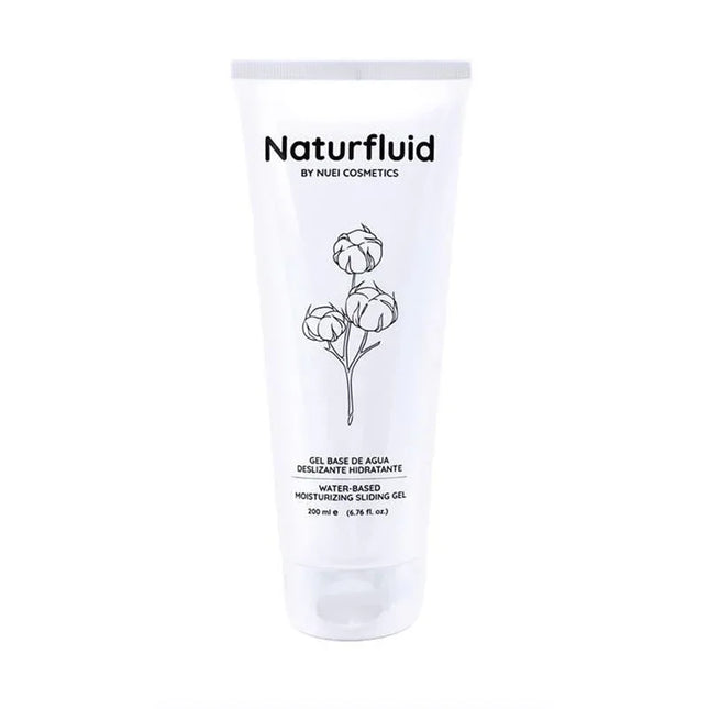 Naturfluid High Density Water Based Sliding Gel 200 ml, premium silky glide, natural ingredients, luxurious and comfortable.