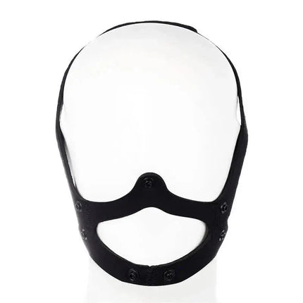 Neoprene Puppy Face Mask Adjustable and Desmontable Black on display