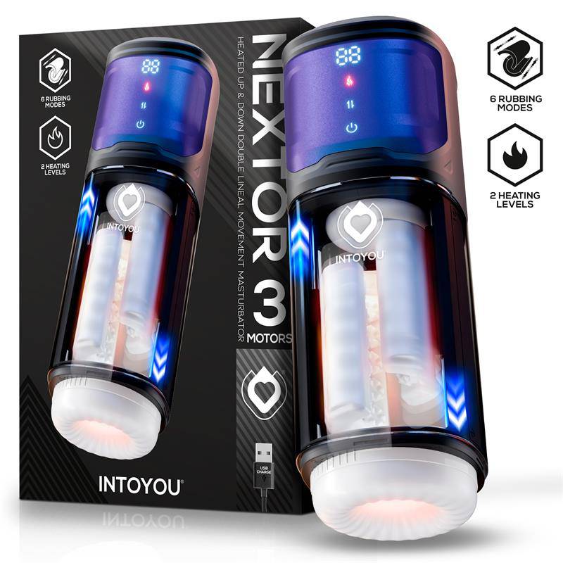 Nextor Advanced Automatic Masturbator with Rubbing and Heat Function - secretsextoys.store