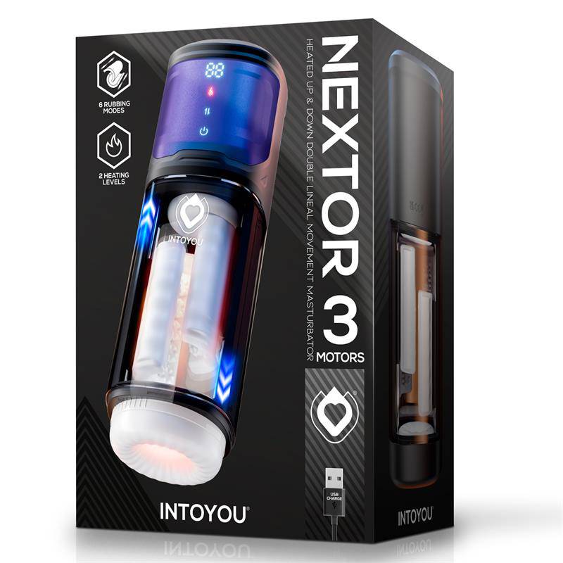 Nextor Advanced Automatic Masturbator with Rubbing and Heat Function - secretsextoys.store