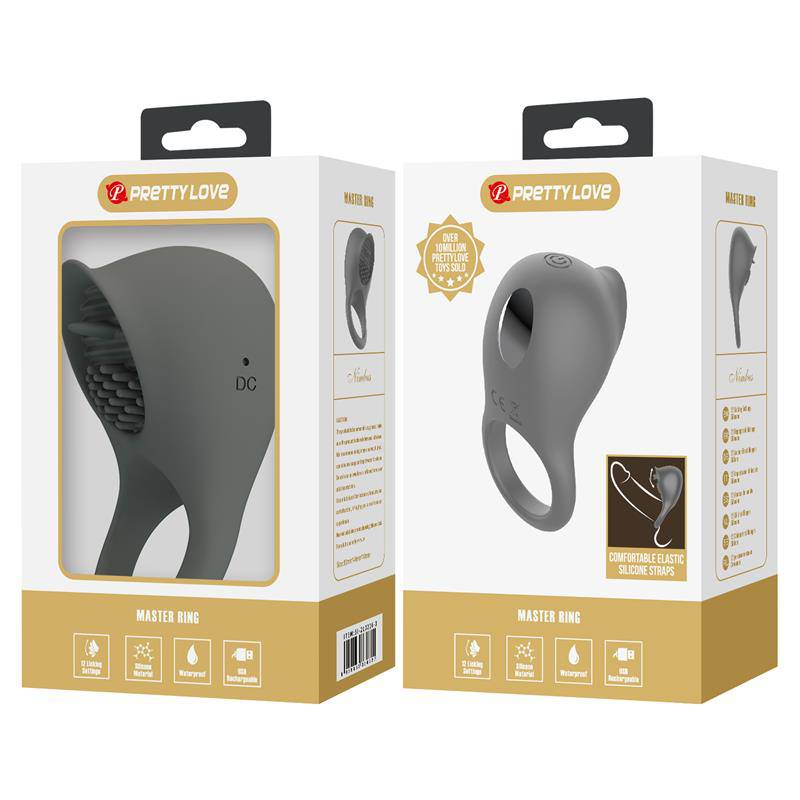 Nimbus Vibrating Cock Ring with Licking Tongue - secretsextoys.store