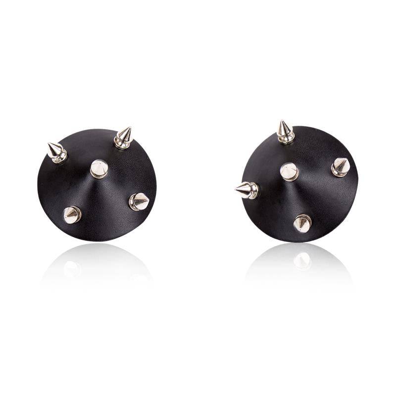 Nipple Covers with Spikes Black - secretsextoys.store