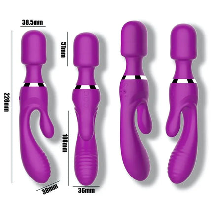 No. Fifteen Vibrator and Massager 3 Individual Motors, flexible design with three independent motors for personalized pleasure.