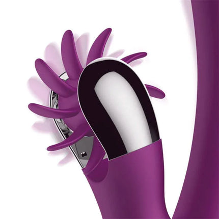 No. One Vibrator with Rotating Wheel featuring dual-action design for enhanced pleasure and precise clitoral stimulation.