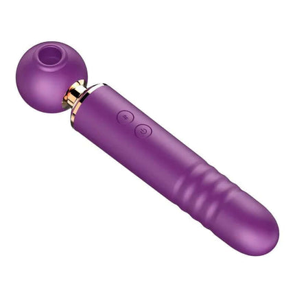 No. TwentyTwo Clitoris Sucker 3 in 1 with Pulsation and Thrusting in purple color, showcasing intimate pleasure innovation.