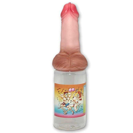 Novelty Baby Bottle 360 ml Penis Shape with humorous sticker for parties and gifts