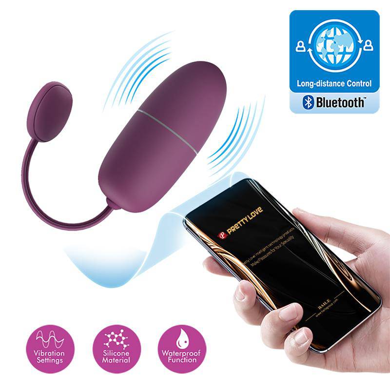 Nymph Vibrating Egg with App - secretsextoys.store