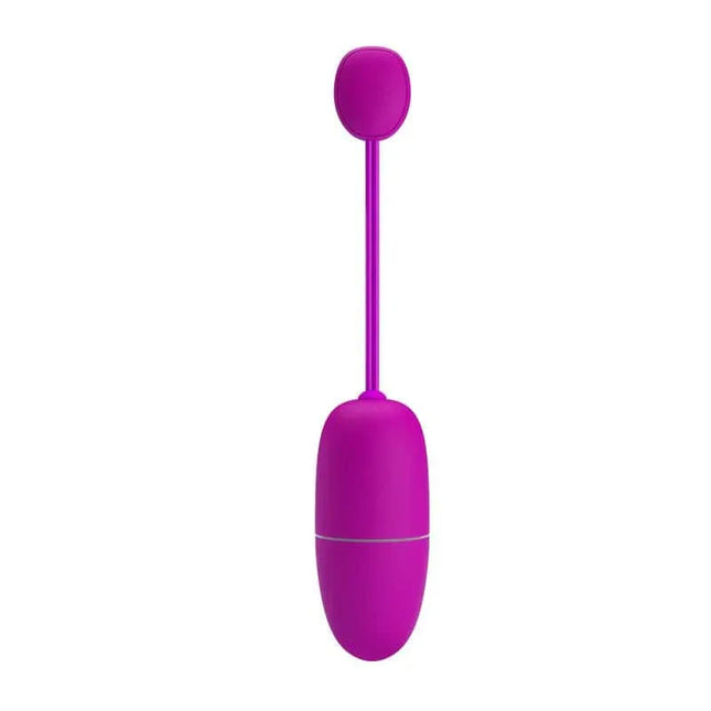 Nymph Vibrating Egg with Movil APP in purple, discreet design for seamless wireless moments, featuring 12 vibration functions.