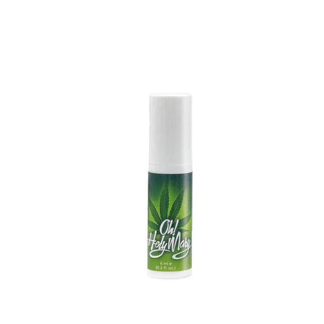 Oh Holy Mary Pleasure Oil 6 ml bottle with cannabis seed oil packaging