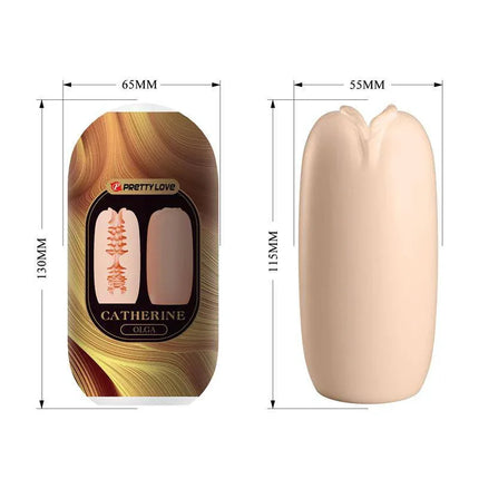 Olga Masturbator Egg Double Texture with discreet casing and double-texture interior for enhanced manual control and privacy.