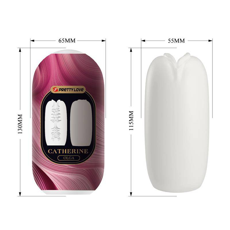 Olga Masturbator Egg Double Texture - secretsextoys.store