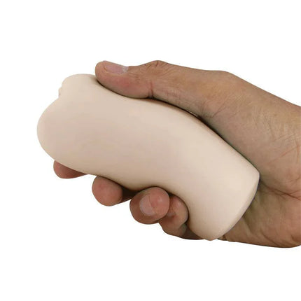 Hand holding the Olga Masturbator Egg Double Texture, showcasing its discreet and portable egg-shaped design for enhanced pleasure.
