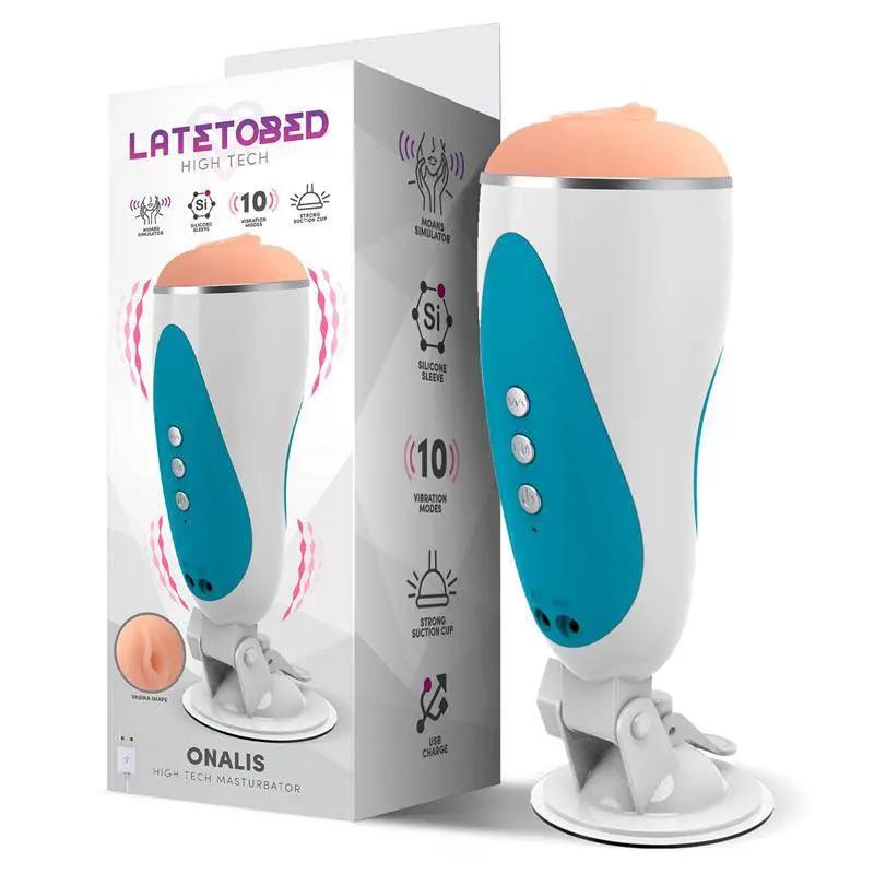 Onalis High Tech Masturbator Moan and Vibrator System USB - secretsextoys.store