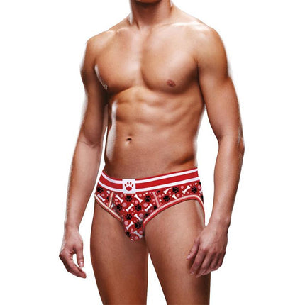 Open Brief with Reindeer by Prowler, featuring open back design and two-tone waistband for standout style and comfort.