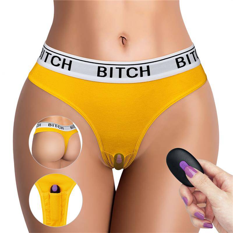 Open Panties with Vibrating Bullet and Remote Control Size S - secretsextoys.store