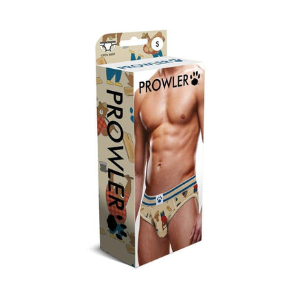 Prowler underwear packaging showcasing design on model