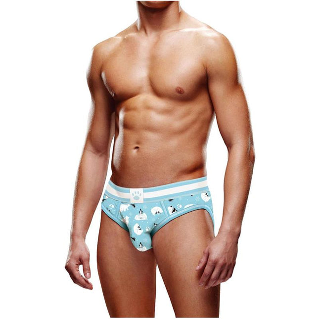 Open Slip Winteranimals briefs by Prowler with bold style and comfort-focused design, featuring a two-tone waistband and logo.