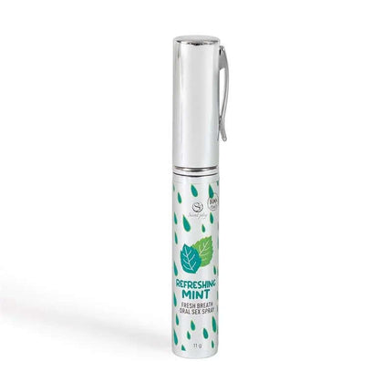 Oral Sex Spray Fresh Breath Mint 11g bottle with refreshing mint design