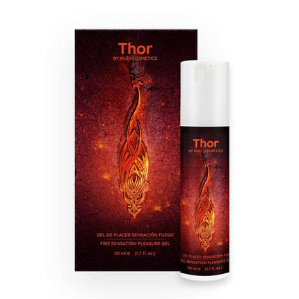 Orgasm Intensifier Thor 50 ml with hot-cold sensation gel bottle and packaging
