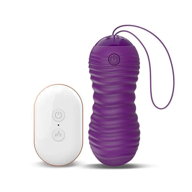 Orio Huevo Vibrating and Telescopic Up and Down Movement Remot Control Purple with wireless remote