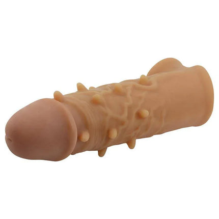 Osborn Hollow Penis Sleeve made from skin-like liquid silicone for realistic sensation and secure comfort.