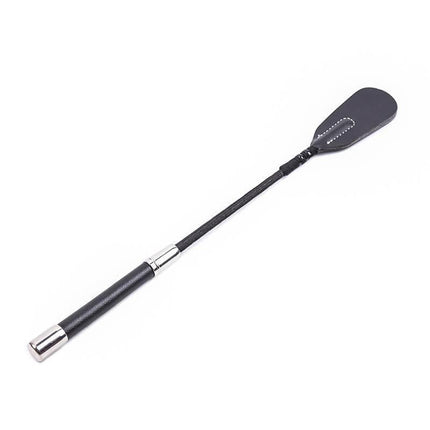 oval riding crop 35cm with black handle, designed for sensory play, made by Latetobed BDSM Line