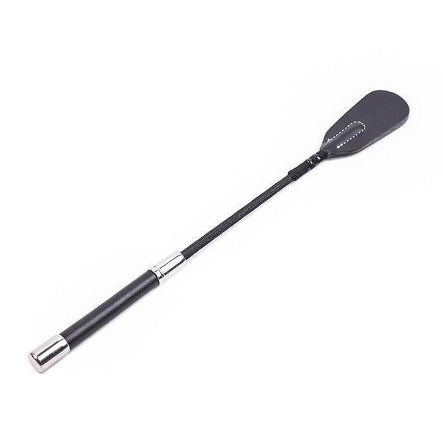 oval riding crop 35cm with black handle, designed for sensory play, made by Latetobed BDSM Line