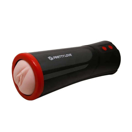 Ozzy Masturbator Thrusting Movement - Up and Down device showcasing realistic design and features for adult stimulation.