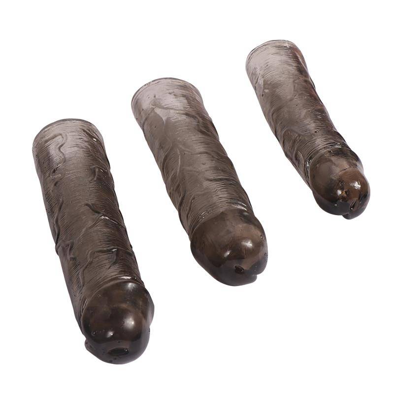 Pack 3 Pennis Sleeve Alex Black - secretsextoys.store